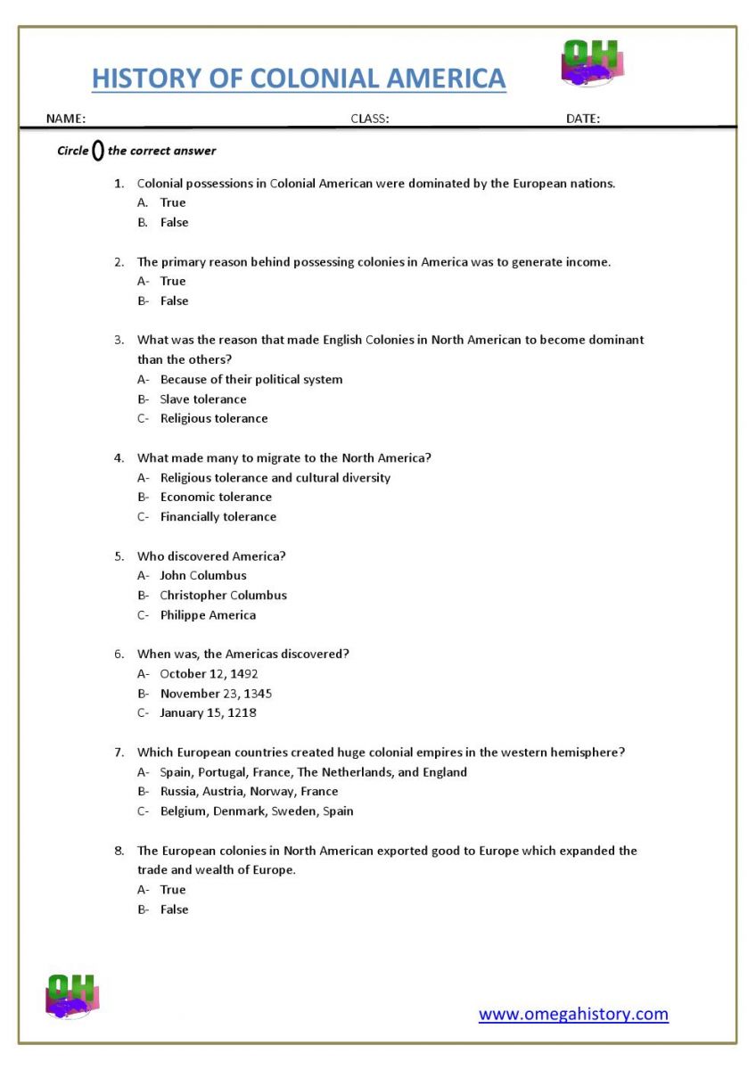 colonial-america-history-in-colonial-period-exercise-worksheet